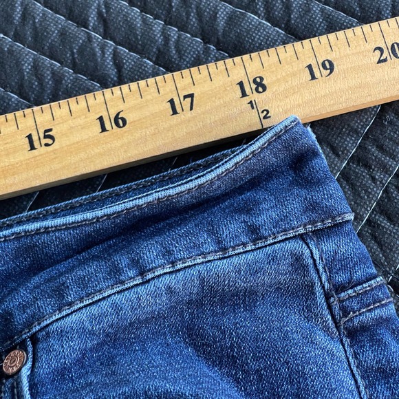 Celebrity Pink Jeans Womens Plus Size 16 Blue Distressed Girlfriend - Picture 7 of 10